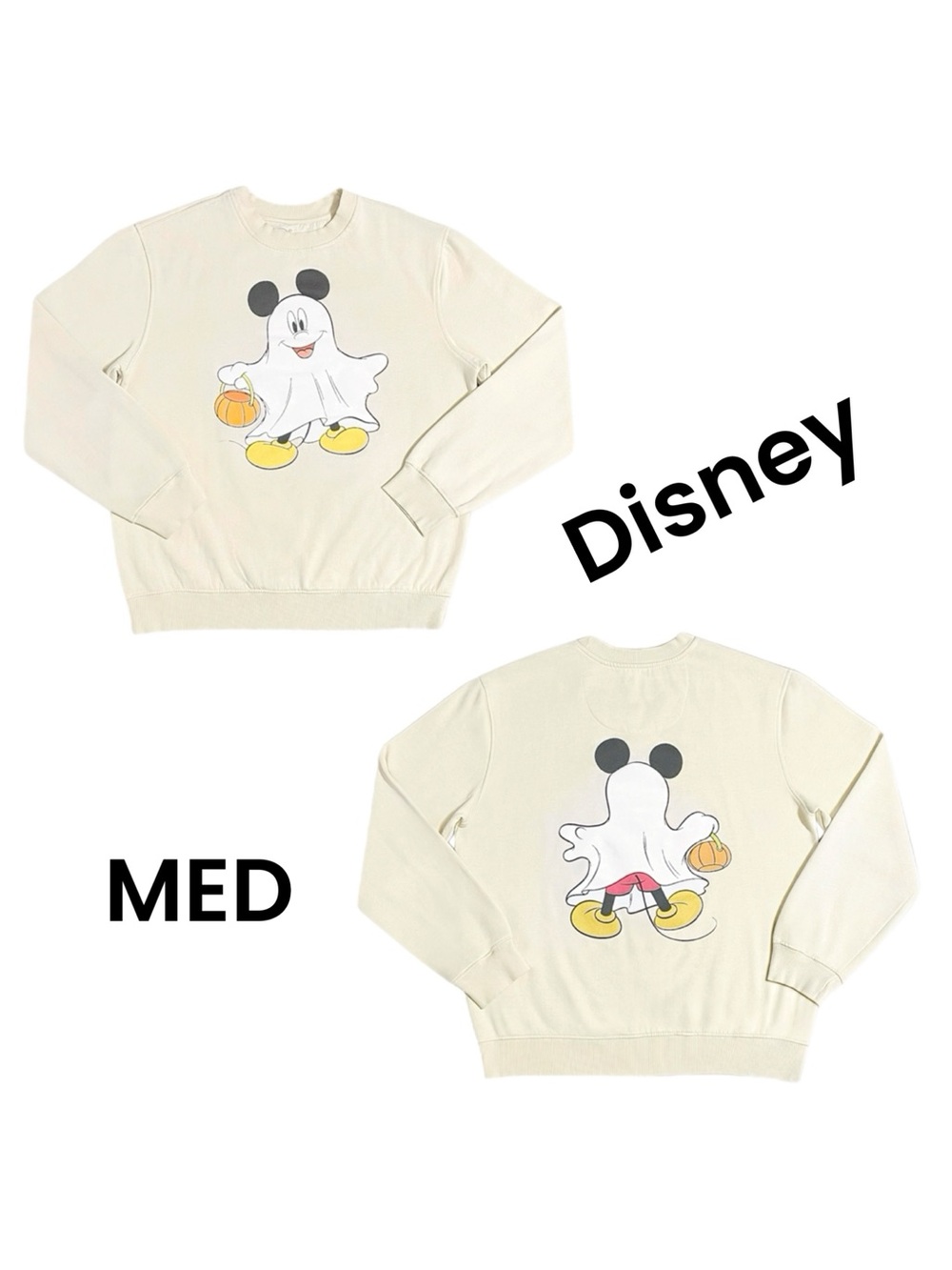Disney GITD Halloween Ghost Mickey Pullover Fleece